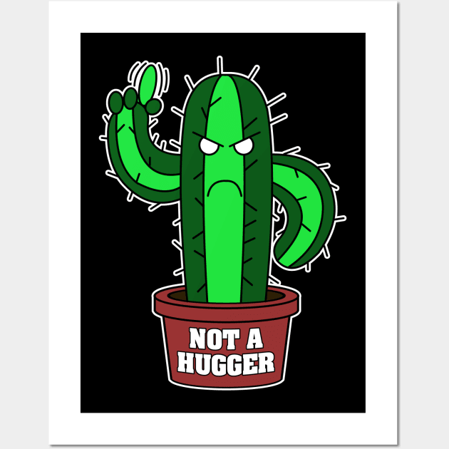 Not a Hugger Wall Art by nickbeta